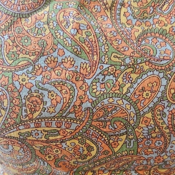 90s Vintage Corduroy Not Guilty Floral Paisley Sleeveless Dress Sz 7/8 Juniors - Picture 10 of 13